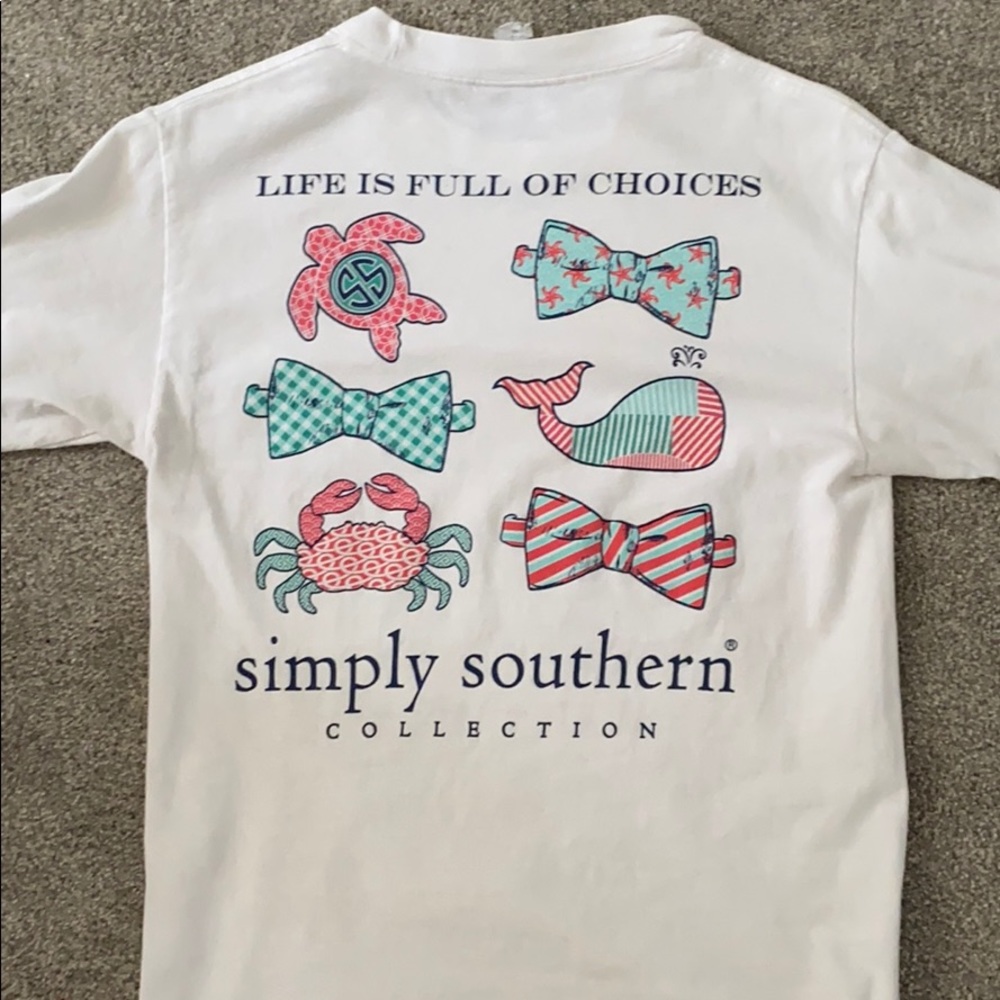 White Simply Southern T-Shirt